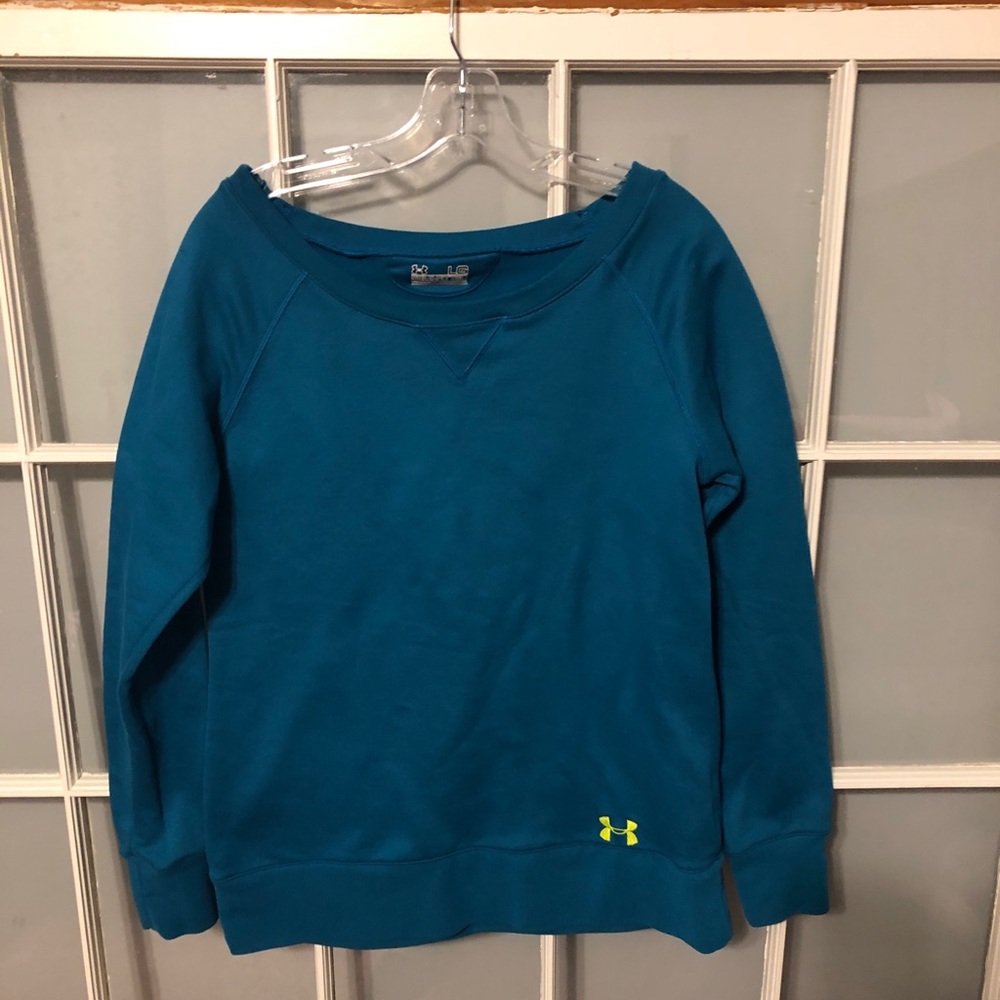 Under Armour teal sweatshirt